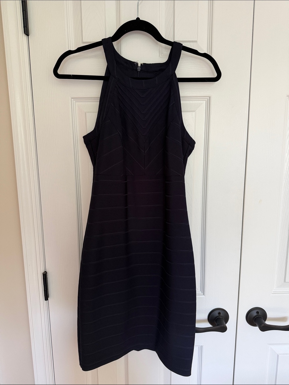 Guess Black Halter Mini Dress
